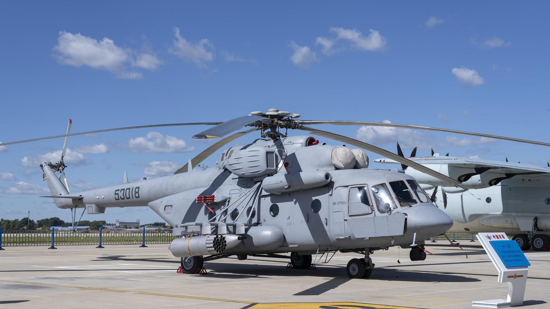米-171SH武裝直升機(jī)，空中力量的璀璨明珠，米-171SH武裝直升機(jī)，空中璀璨明珠的震撼展現(xiàn)