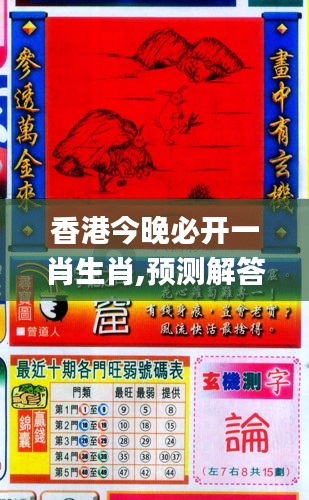 香港和彩王中王精準(zhǔn)一肖，揭秘彩票預(yù)測之謎，揭秘彩票預(yù)測之謎，香港和彩王中王精準(zhǔn)預(yù)測一肖技巧