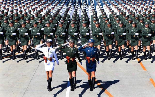中國女兵儀仗隊，榮耀與力量的象征，中國女兵儀仗隊，榮耀與力量的璀璨象征